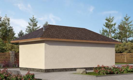 040-001-П Проект гаража из газосиликатных блоков Лесной | Проекты домов от House Expert