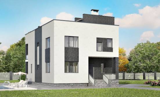 225-001-П Проект двухэтажного дома, современный дом из бризолита Кировград | Проекты домов от House Expert