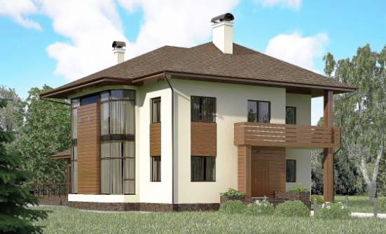 300-001-П Проект двухэтажного дома, огромный коттедж из кирпича Верхотурье | Проекты домов от House Expert