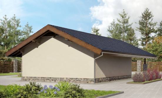 060-005-П Проект гаража из кирпича Нижняя Салда | Проекты домов от House Expert