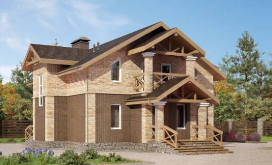 160-014-П Проект двухэтажного дома, бюджетный домик из газобетона Полевской | Проекты домов от House Expert