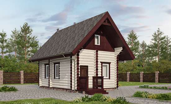 035-001-Л Проект бани из дерева Первоуральск | Проекты одноэтажных домов от House Expert