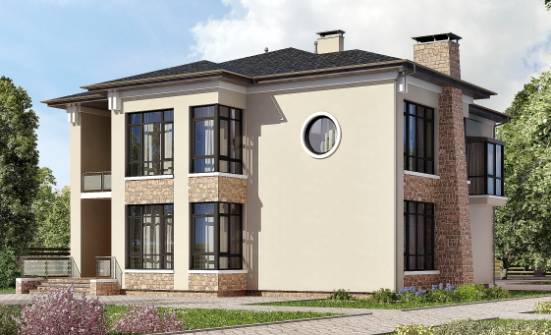 300-005-Л Проект двухэтажного дома, классический загородный дом из кирпича Верхняя Салда | Проекты домов от House Expert