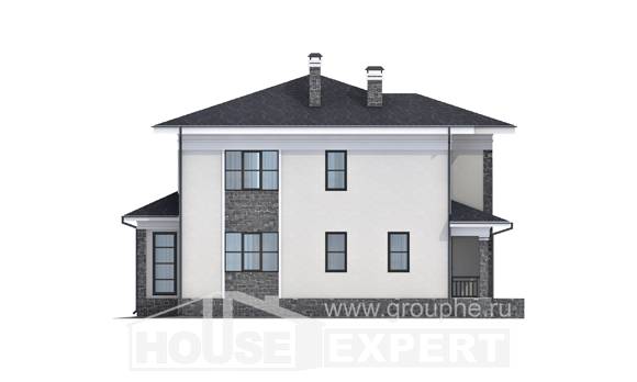 155-011-П Проект двухэтажного дома, уютный загородный дом из газобетона, Алапаевск