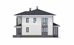 155-011-П Проект двухэтажного дома, красивый коттедж из газобетона, Верхняя Салда