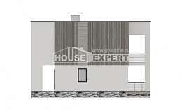 150-017-П Проект двухэтажного дома, экономичный домик из бризолита, Кировград